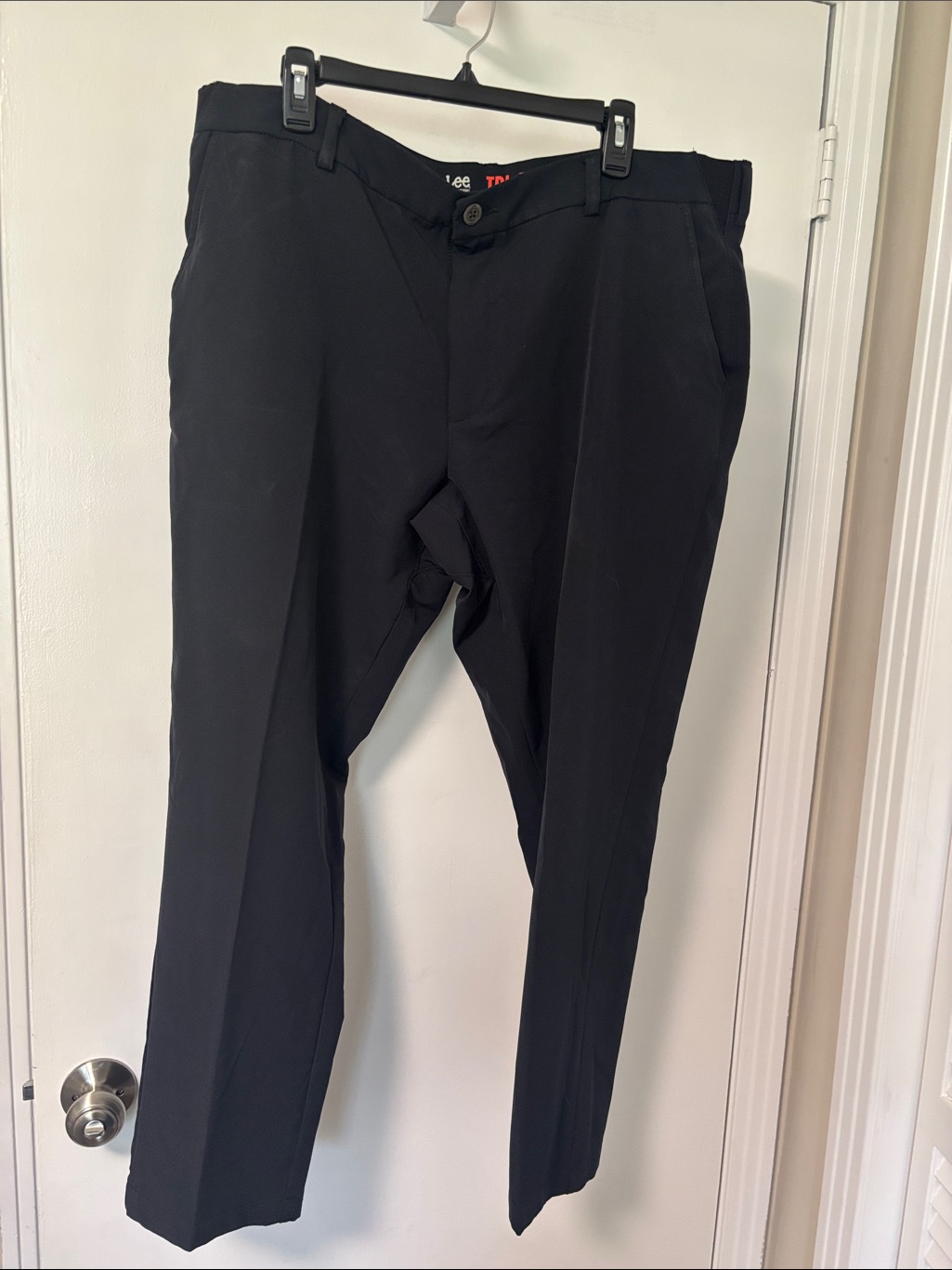 Lee Men’s Black Dress Pants - Straight Leg